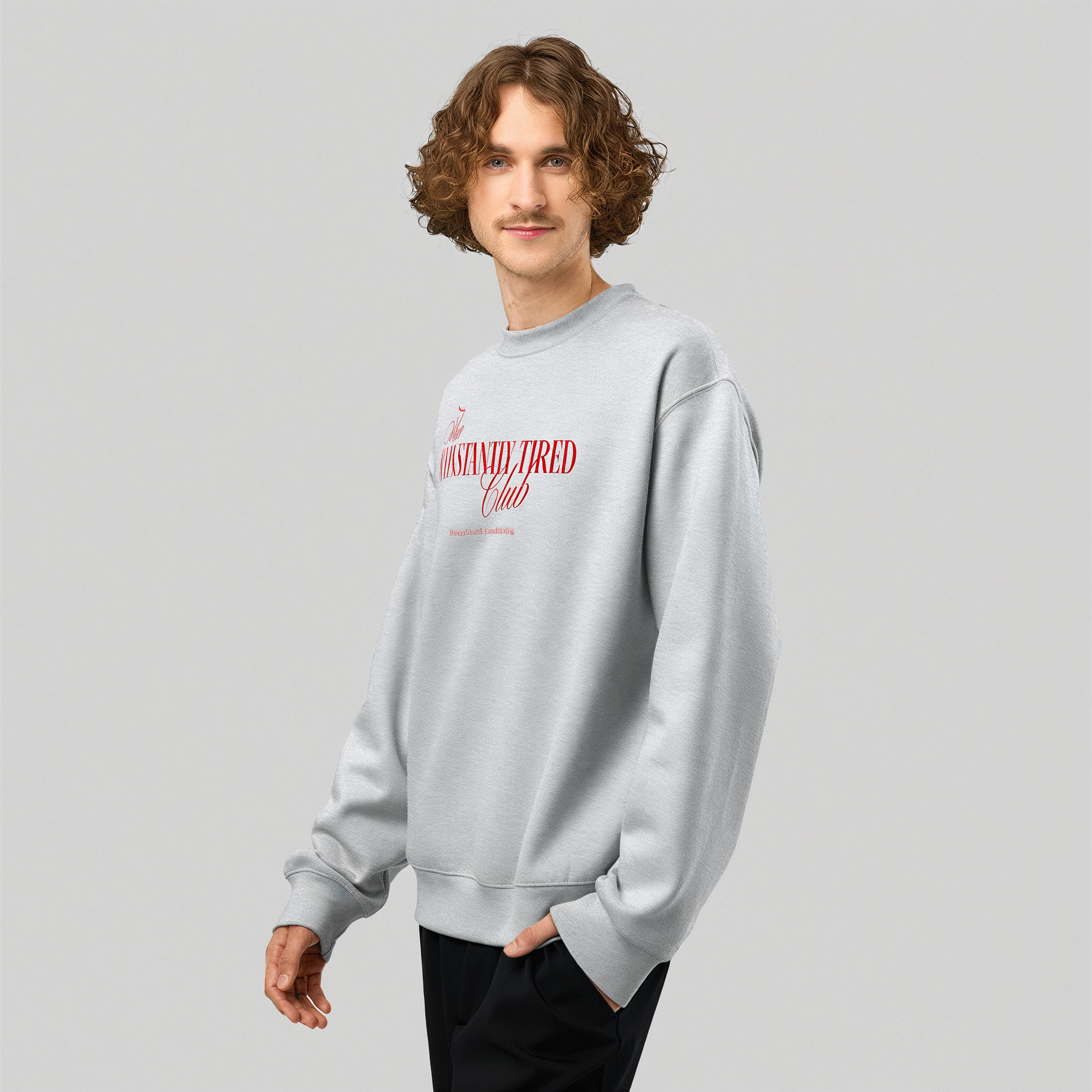 Oversized heavyweight sweatshirt